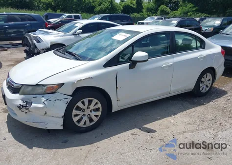 2012 Honda Civic Lx from USA, damaged, VIN 2HGFB2F58CH587486